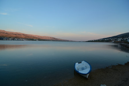 Pag capital of the homonymous islandの写真素材