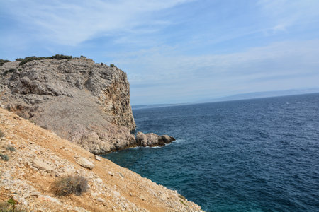 mali bok bay in orlec resort island of cresの写真素材