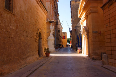 mdina ancient cityの写真素材