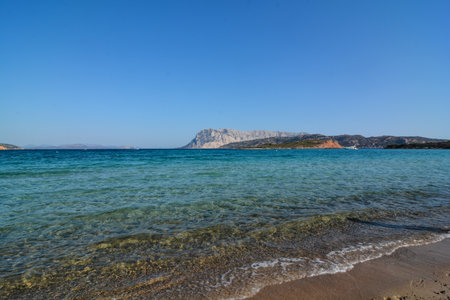 Capo Codacavallo seaside resort in Sardiniaの写真素材