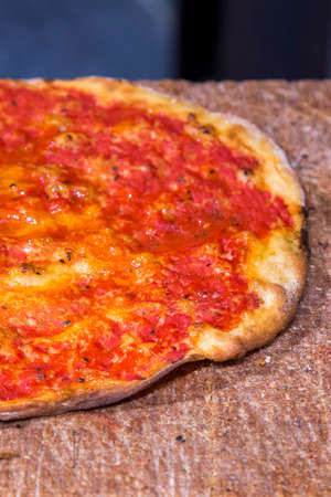 Pizza margherita in Romeの写真素材