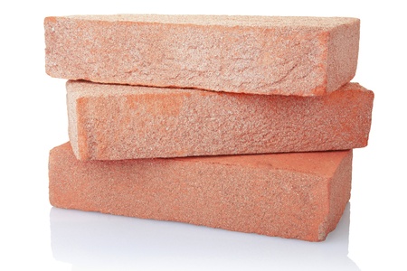 Old red brick stack 