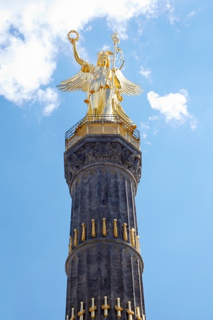 Siegessaule, victory column, Berlinの写真素材