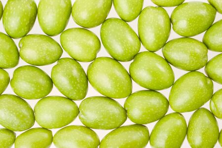 Green olives texture の写真素材