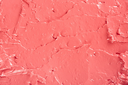 Lipstick red coral mash, color texture backgroundの写真素材