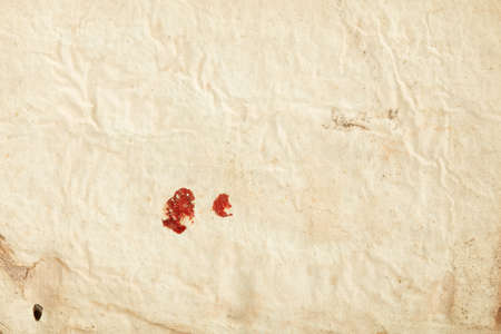Old paper with mold and red sealing wax texture backgroundの写真素材