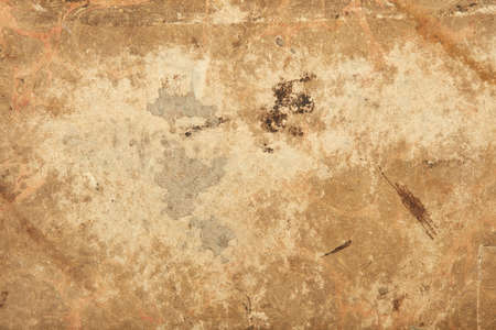 Old beige worn paper texture backgroundの写真素材