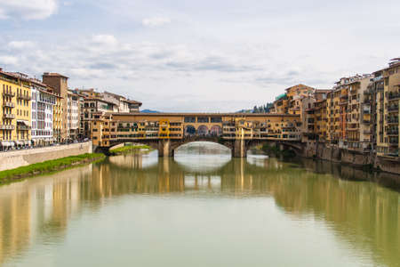 Ponte Vecchio in Florenceの写真素材