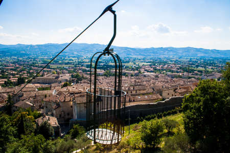 Gubbio cablewayの写真素材