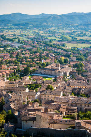 Gubbio from aboveの写真素材