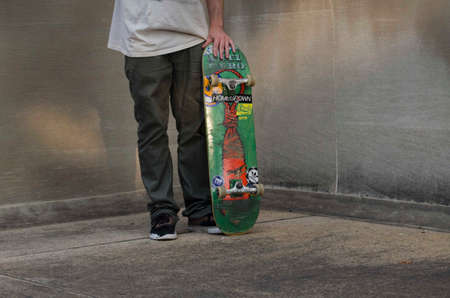 Skate board breakのeditorial素材