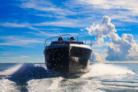 motor boatの写真素材