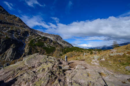 Pargo Di pPaneveggio, San Martino di Castrozzaの写真素材