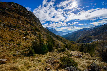 Pale di San Martino in Autumnの写真素材
