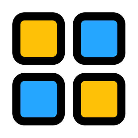 Menu icon in filled line style for any projects, use for website mobile app presentation 1のイラスト素材