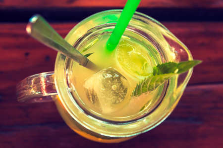 Refreshing summer citrus lemonadeの写真素材