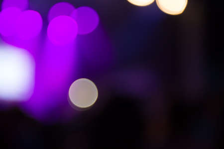 Abstract purple concert lights bokeh backgroundの写真素材