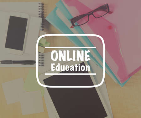 Online education conceptの写真素材