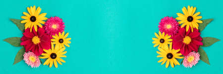 Happy mothers day floral background.の写真素材