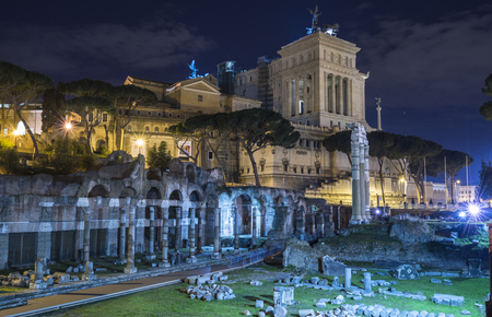 Rome, Lazio, Italy. The Forum of Augustusのeditorial素材