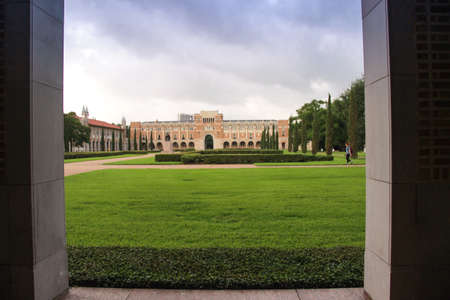 Houston, Texas â June 20, 2016: Rice University private research university in Houston, Texas.のeditorial素材
