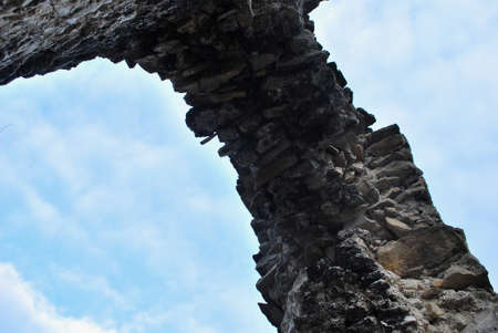 Slovakia - Photo of castle ruins in autumn