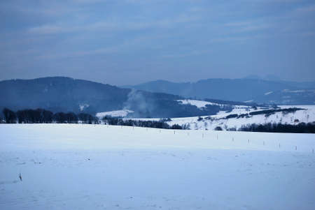 Slovakia - winter landscapeの写真素材