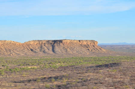Rocks and Mountains in ugab valley Namibia Africaの写真素材