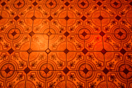 design flor tile old background colorfull pattern. High quality photo