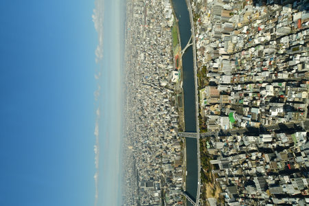 Tokyo City panorama from Sky Tree view from above. High quality photo