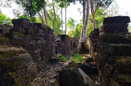 Angkor Wat Temple Cambodia ancient world heritage unsesco. High quality photo