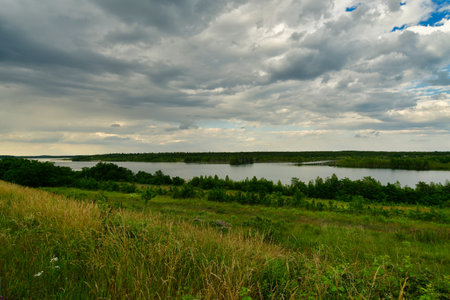 lake in germany mirroring sky nature water zwenkau germany tourism. High quality photo