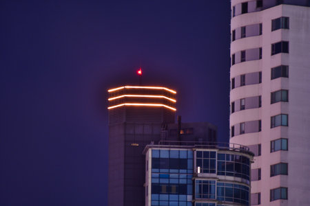 Buenos Aires Argentina at night Puerto Madero. High quality photoの写真素材
