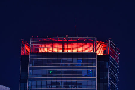 facade skyscraper argentina bunos aires south america. High quality photoの写真素材