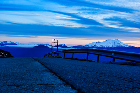 osorno vulcano view from refugio teskie road sunset vacation travel