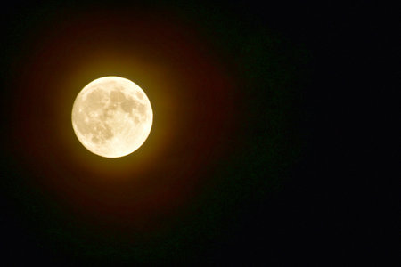 Moon black beutiful background Astronomy picture. High quality photoの写真素材