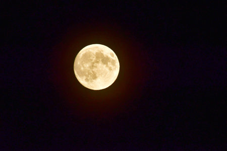 Moon black beutiful background Astronomy picture. High quality photoの写真素材