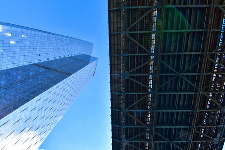 Bridge steel structure new york manhattan bridge america usa. High quality photoの写真素材