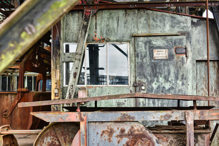 World Heritage Voelklinger Huette ironworks industrial factory historic steel. High quality photo