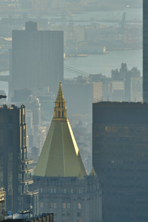 New York Golden roofの写真素材