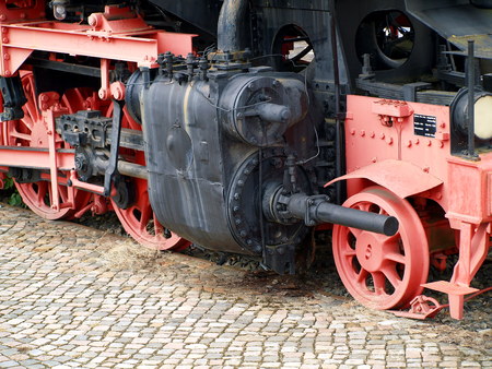 Steam Locomotive, German Reichsbahnの写真素材