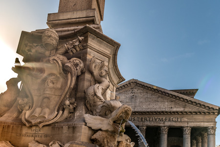 Pantheon Fountainの写真素材