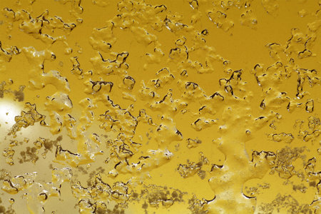 Smooth frozen yellow background.の写真素材