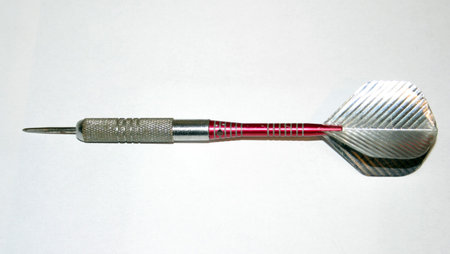 An isolated dart.の写真素材