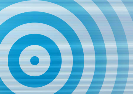 Cyan target backdropの写真素材 [40000478698] - イメージマート