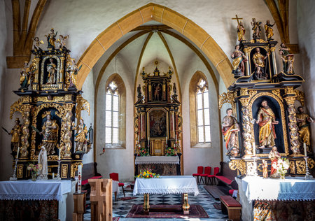 Filialkirche Heliger Georg in Faak am Seeのeditorial素材