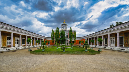 The Marble Palace in Potsdam was the summer palace of King Friedrich Wilhelm II.のeditorial素材