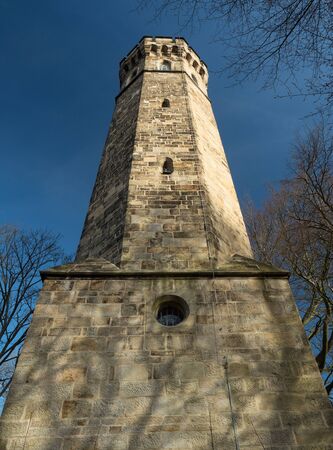 vincke tower hohensyburg, Dortmund, Germany on a sunny day with blue skyのeditorial素材