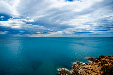 Amazing rocky seaside Tuscany Italy