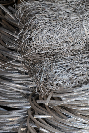 stainless steel cable reelsの写真素材